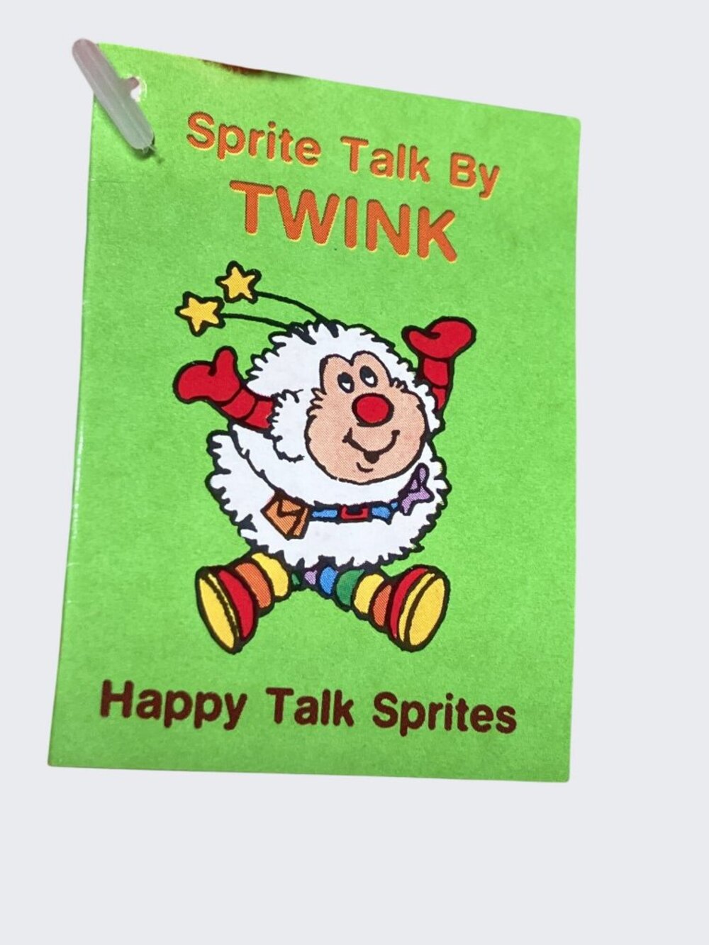 Hallmark Happy Talk Sprite By Twink Rainbow Legs  Vintage Collectible Plush 1993 - Picture 5 of 12